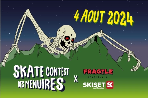 Skate Contest des Menuires x Fragile Skateboard et Skiset